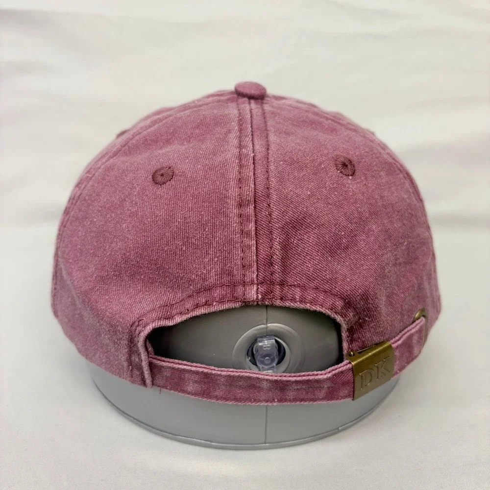 DK Embroidery San Diego Hat Baseball Cap Unisex OSFA Burgundy Faded Souvenir